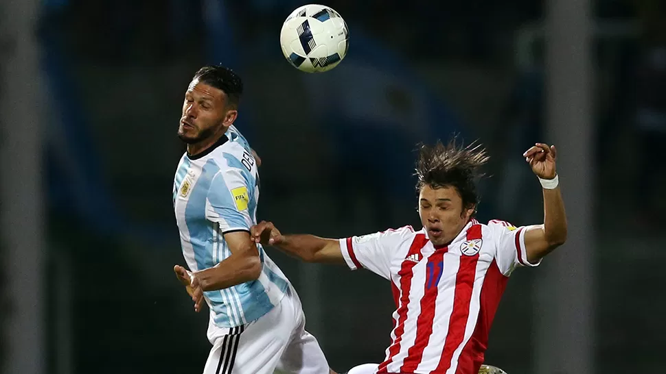 AUTOCRÍTICO. Demichelis reconoció que Argentina no viene jugando bien. REUTERS