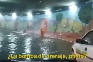 Video: así se inundó el túnel de la calle Córdoba