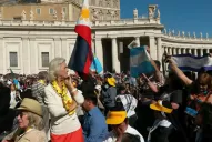 Las historias se mezclaron en Roma: una sobrina-nieta de Brochero y el gauchito