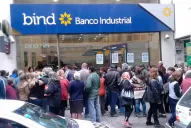 Por segundo día consecutivo, los bancos no atienden al público desde las 10.30