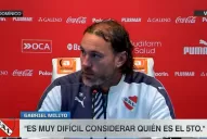 Gabriel Milito también pide por un desempate con Atlético