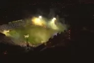 Una postal impactante: así fue el recibimiento a Atlético visto desde un drone