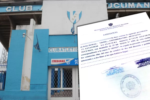 Levantaron la clausura de la cancha de Atlético