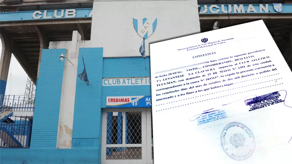 Levantaron la clausura de la cancha de Atlético