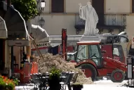 Las fotos del terremoto de Italia que destruyó la ciudad de Norcia
