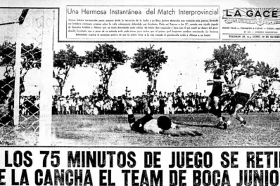 1936: Boca deja la cancha por el árbitro