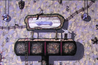 Marcelo Lazarte muestra sus ficticias ciudades