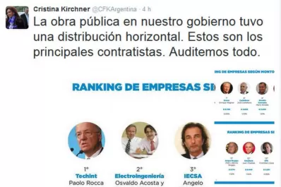 CFK, que vuelve a tribunales, se desligó de Báez