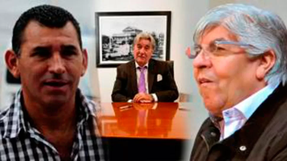 MARIO LEITO, ARMANDO PÉREZ Y HUGO MOYANO (FOTO DE LA CUNA AL INFIERNO)
