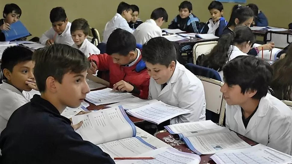 ALUMNOS. Se acerca el final de ciclo lectivo. FOTO GENTILEZA MINISTERIO DE EDUCACIÓN DE LA PROVINCIA