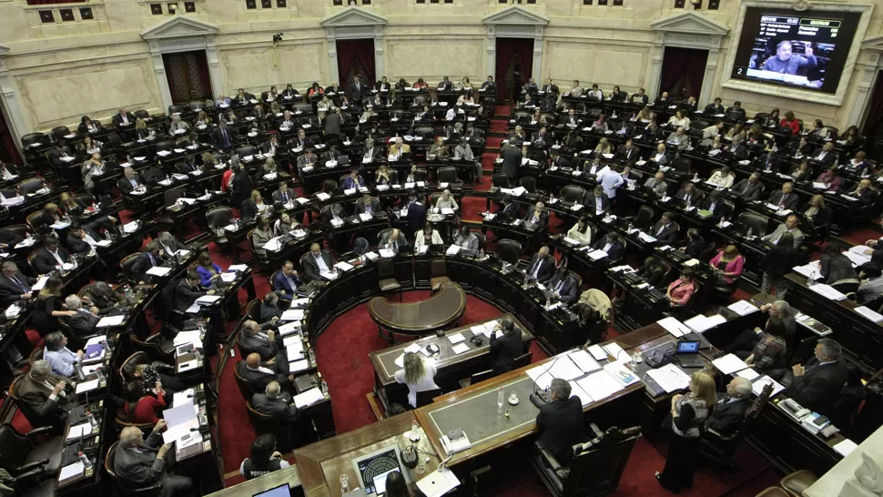 SESIÓN. Diputados sesionó hoy. DYN