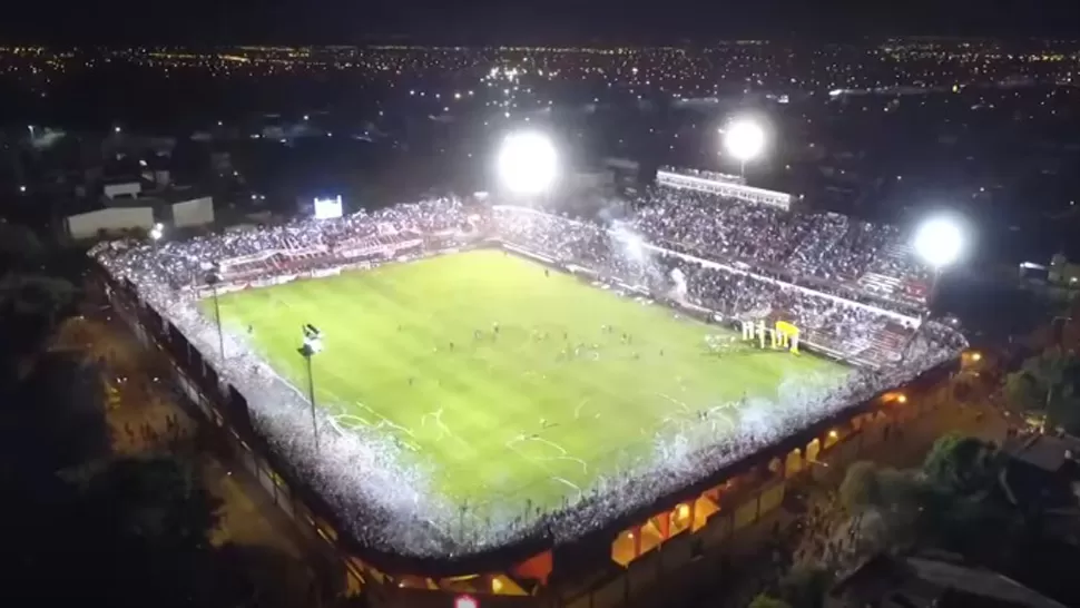 Mirá los festejos de San Martín desde el aire