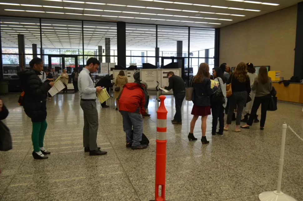 JORNADA. Votaciones en Estados Unidos. FOTO DE FLORENCIA BURSAQUE.