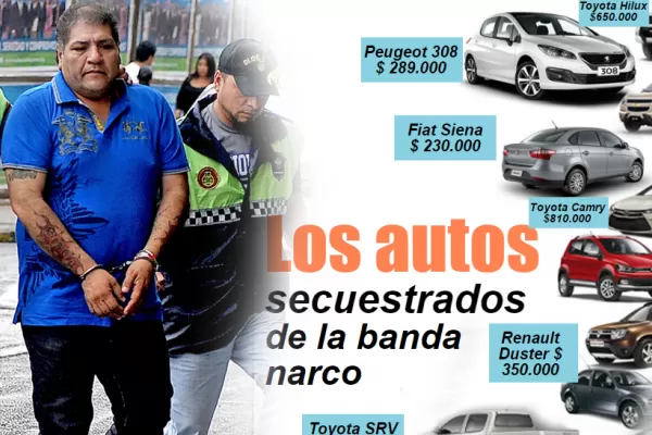 Infografía: así era la colección de autos que tenía el Gordo Vaca