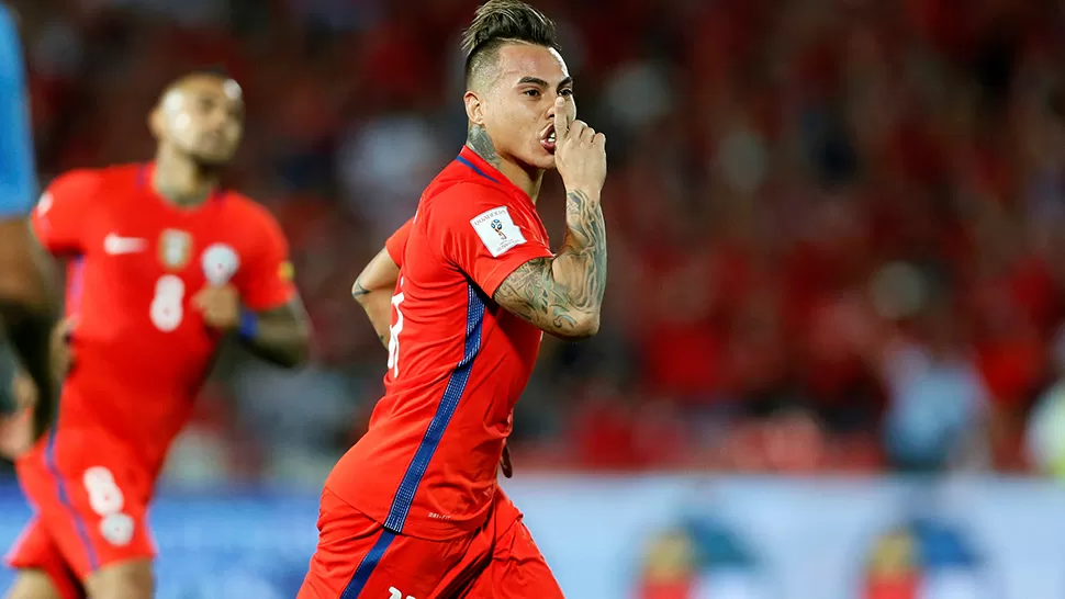 Eduardo Vargas, autor del gol del empate chileno.
FOTO DE REUTERS