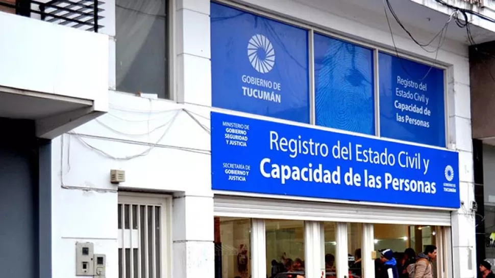 REGISTRO CIVIL. La repartición abrirá en un horario excepcional.