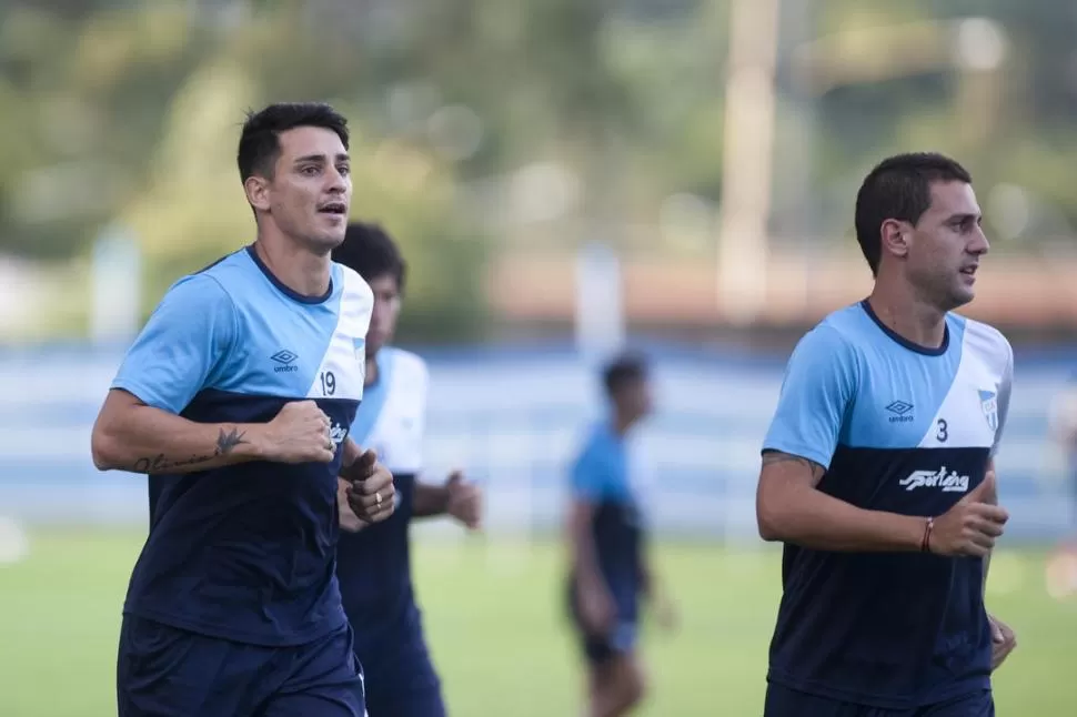 REFERENCIA. Zampedri será nuevamente el centrodelantero de Atlético contra Lanús, salvo algún imponderable. lLA GACETA/FOTO DE DIEGO ARÁOZ
