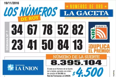 Los Números de Oro de LA GACETA