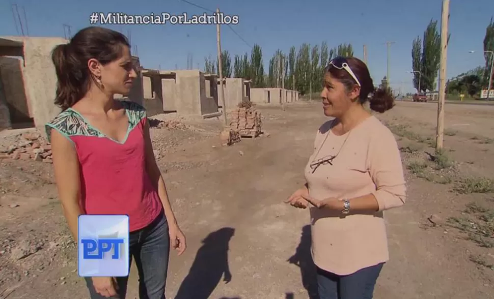 PPT. Vecina de Mendoza que relató su experiencia con la organización.FOTO TOMADA DE EL TRECE TV.