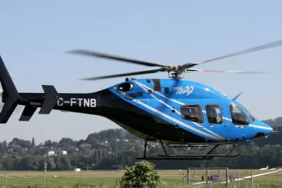 Yedlin: el helicóptero se va a usar en beneficio y seguridad de la población