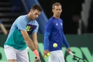 Del Potro y la puesta a punto para la final de la Copa Davis