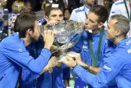 Delbonis se abrazó a la gloria y le dio la primera Copa Davis a la Argentina