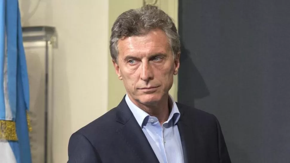 MACRI. Saludó al Gobierno isleño. 