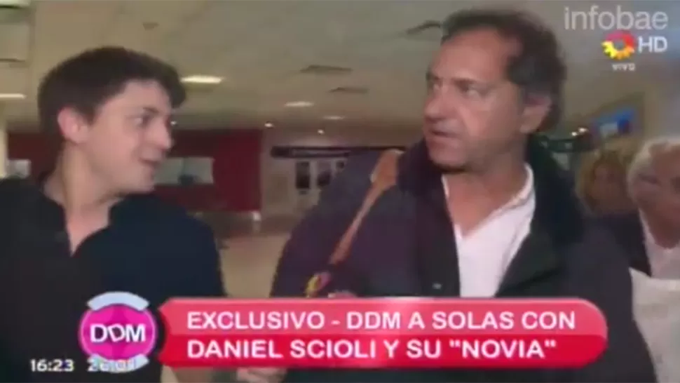 Daniel Scioli volvió de Punta Cana con Gisela Berger, ex bailarina de ShowMatch