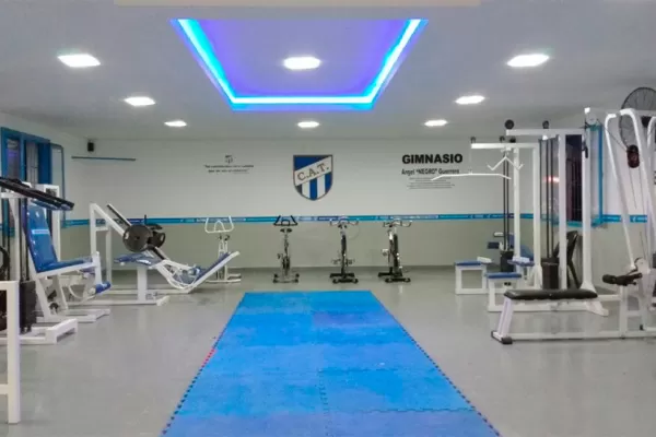 Atlético inauguró el gimnasio para los chicos de las inferiores