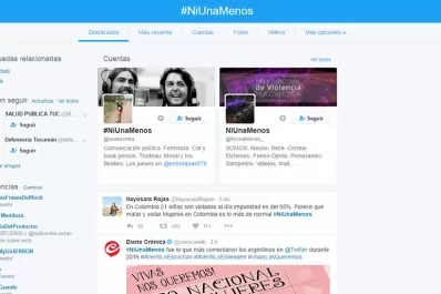 #NiUnaMenos fue lo que más comentaron los argentinos en Twitter durante 2016