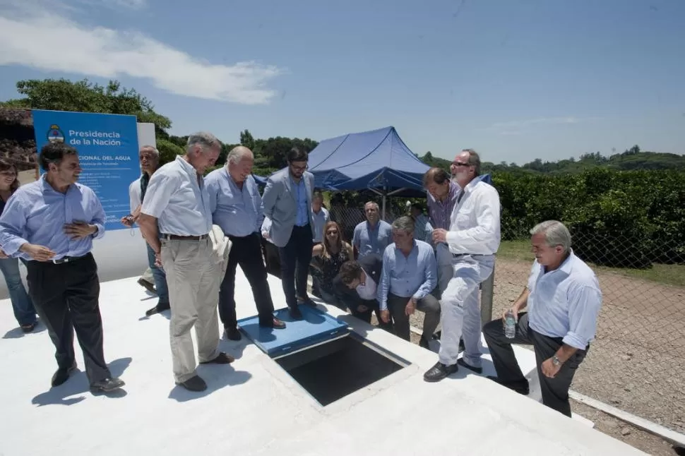 EL CORTE. La obra promete solucionar las interrupciones en el suministro de agua potable de muchos vecinos.  la gaceta / foto de Inés Quinteros Orio 