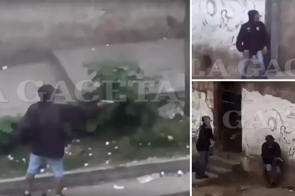 Video: dos bandas se enfrentaron a los tiros en Villa 9 de Julio