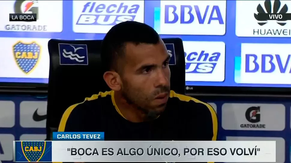 Tevez: tengo muchas cosas en la cabeza para pensar si me voy a China o no