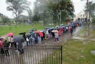 La devoción por María es a prueba de agua