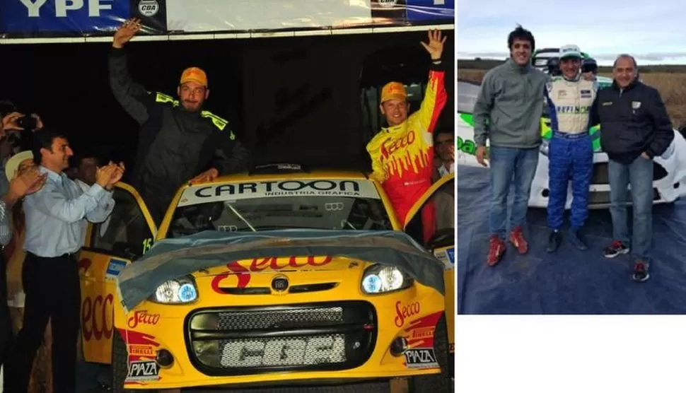 AMIGOS. Roberto Sánchez tiene muy buena relación con Tomás García Hamilton y con Gerónimo Padilla. FOTOS MOTORPLUS TUCUMÁN