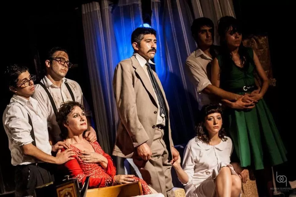 -EN CONFLICTO. El elenco de “Amar amando (o los ojos de la mosca)”. archivo -