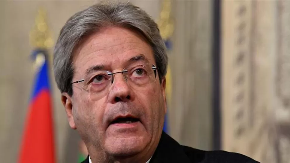 RECAMBIO. Paolo Gentiloni, ex canciller de Italia, se convirtió en primer ministro tras el pedido del presidente Mattarella. FOTO TOMADA DE AMBITO.COM