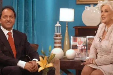 Scioli acusó a Mirtha Legrand de calumniarlo a través de sus invitados