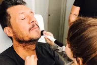Lorenzo Tinelli se tatuó los brazos como su papá