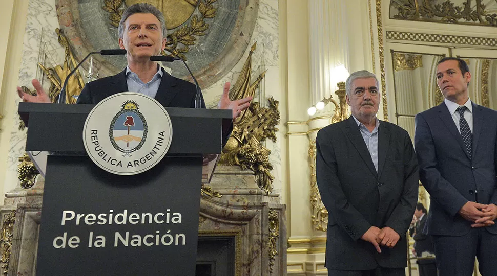 INFORMACIÓN. Macri firmará hoy el decreto oficial. ARCHIVO. 