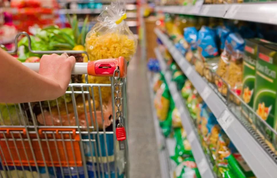 GOLPE AL CARRITO. En alimentos pegó con más fuerza la inflación. 