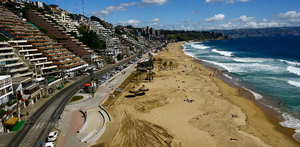 PLAYA REÑACA. Viña del Mar. FOTO TOMADA DE VIAJEMEJOR.COM