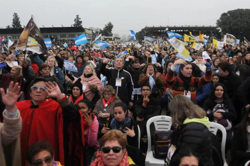 FERVOR RELIGIOSO. El Congreso Eucarístico fue un éxito rotundo. Ratificó el poder de convocatoria de la Iglesia. la gaceta / foto de Analía Jaramillo