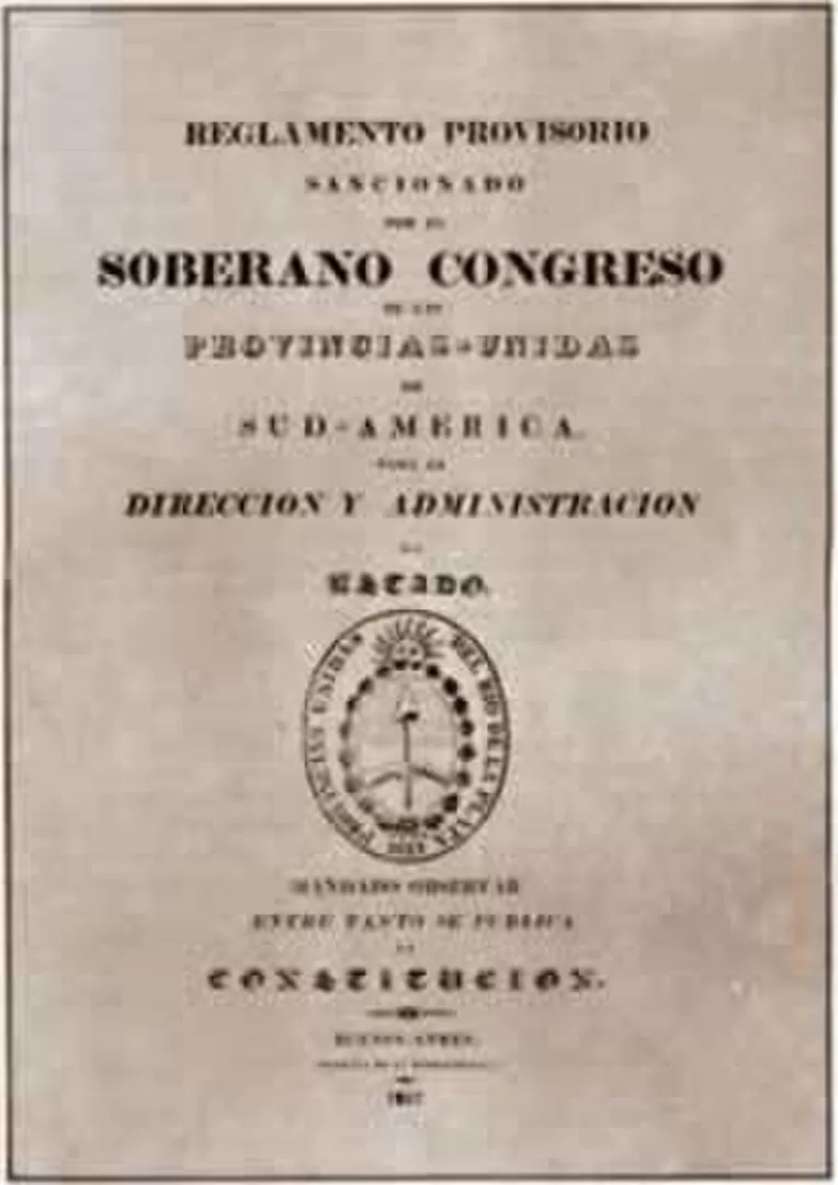 EL REGLAMENTO. Recién en diciembre de 1817 quedaron firmes, con correcciones, las normas aprobadas en noviembre de 1816. 
