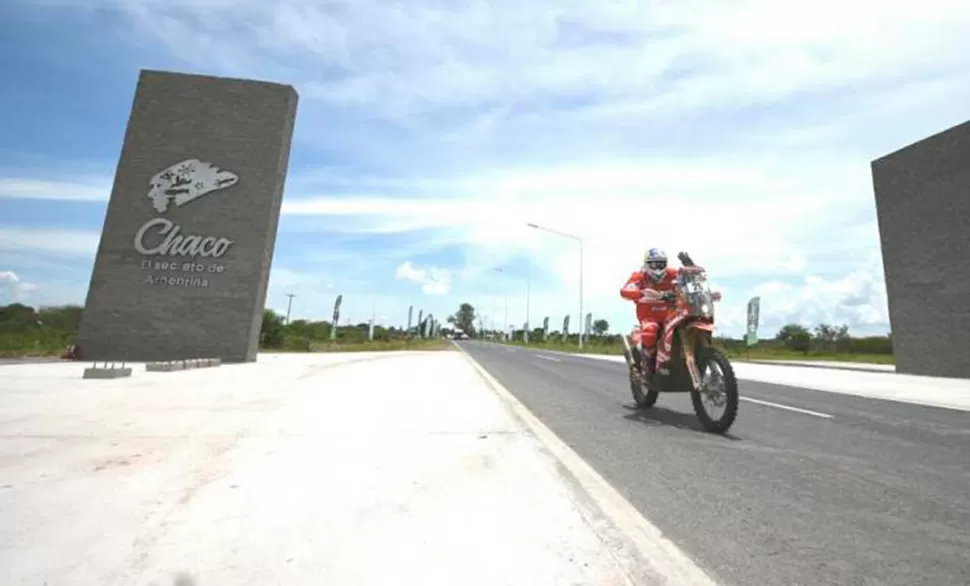 Stefan Svitko, a bordo de su KTM.
FOTO TOMADA DE www.diariochaco.com