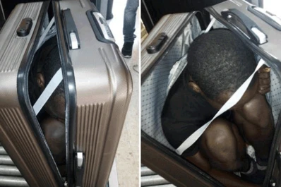 Una joven fue detenida por llevar a un inmigrante en la valija