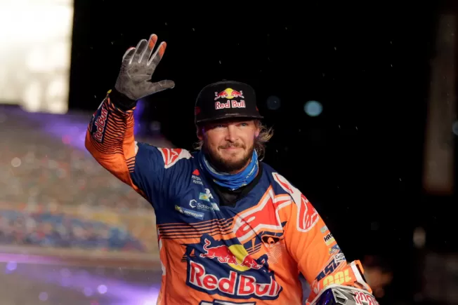 Toby Price ganó el tramo Chaco-Tucumán y también lidera la general en motos.
FOTO DE REUTERS