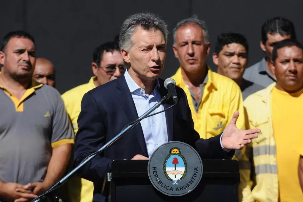 EN EL BAJO PORTEÑO. Macri lanzó obras junto a Vidal y a Rodríguez Larreta. télam