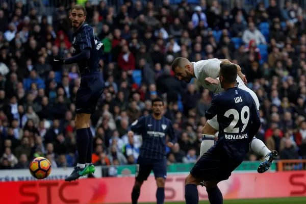 Con un doblete de Ramos, Real Madrid superó al Málaga