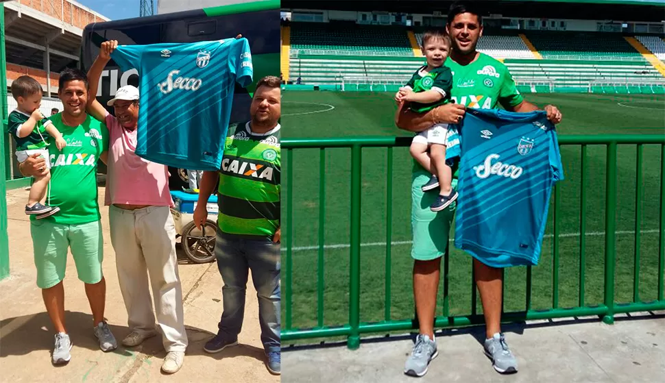 Un hincha de Atlético vive de cerca el día más emocionante para el Chapecoense